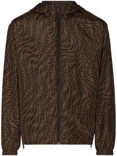 Fendi FENDI REV FENDI LOGO JKT WB BRWN