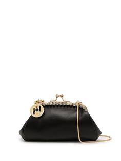 Rosantica crystal-embellished leather crossbody bag