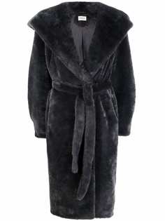 P.A.R.O.S.H. faux-fur longline coat