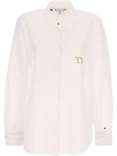 Tommy Hilfiger рубашка с монограммой