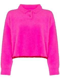 Jacquemus JACQUEMUS LE POLO NEVE LS SWEATER PNK