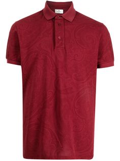 ETRO paisley-print polo shirt