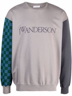 JW Anderson толстовка с вышитым логотипом