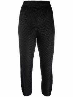 Pleats Please Issey Miyake укороченные плиссированные брюки
