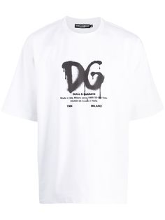 Dolce & Gabbana футболка с принтом граффити