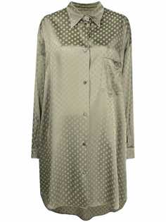 MM6 Maison Margiela платье-рубашка с узором