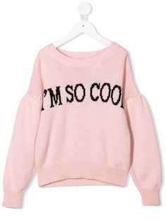 Monnalisa джемпер с надписью