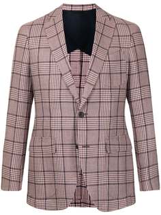 Durban однобортный пиджак в клетку
