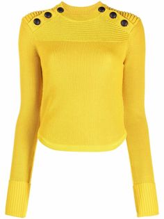 Isabel Marant crew-neck ribbed-knit jumper
