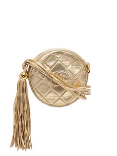 Chanel Pre-Owned стеганая сумка через плечо 1990-х годов с логотипом CC