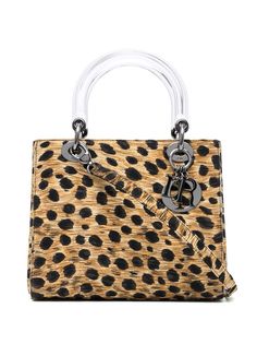 Christian Dior сумка Cheetah Lady Dior 1999-го года