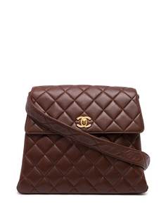Chanel Pre-Owned стеганая сумка на плечо 1998-го года с клапаном