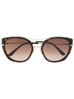 TOM FORD Eyewear солнцезащитные очки в оправе кошачий глаз