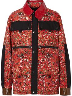 Burberry куртка с цветочным принтом