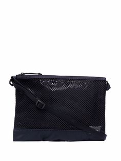 Porter-Yoshida & Co. mesh-panel messenger bag