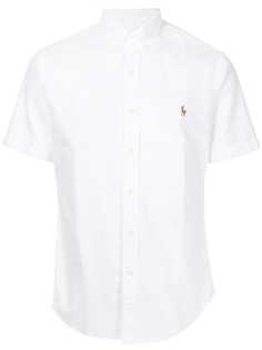 Polo Ralph Lauren рубашка оксфорд с короткими рукавами и логотипом