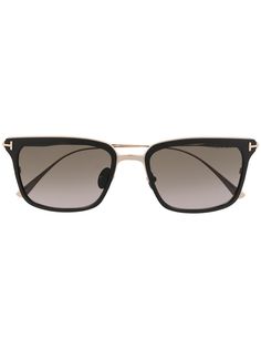 TOM FORD Eyewear солнцезащитные очки трапециевидной формы