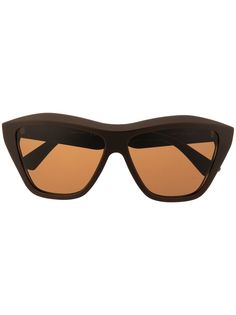 Bottega Veneta Eyewear солнцезащитные очки в оправе кошачий глаз