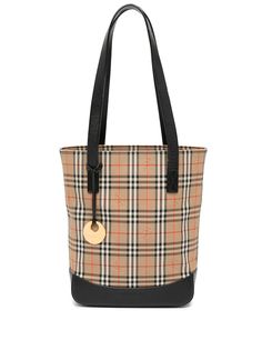 Burberry Pre-Owned сумка-тоут в клетку Vintage Check