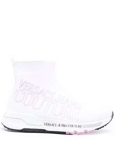 Versace Jeans Couture кроссовки-носки с логотипом