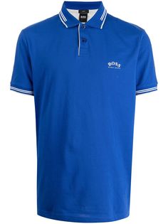 BOSS рубашка поло с логотипом