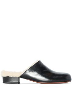 Manu Atelier shearling lined mules