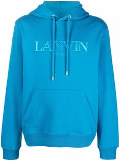 LANVIN худи с вышитым логотипом