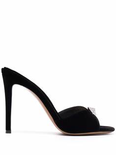 Alexandre Vauthier crystal-embellished suede sandals