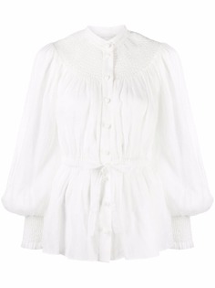 ZIMMERMANN Nina smocked shirt