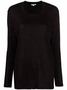 James Perse long-sleeved cotton jersey