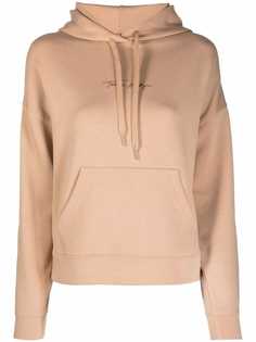 Tommy Hilfiger logo-embroidered long-sleeve hoodie