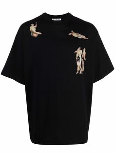 Acne Studios graphic-print cotton T-shirt