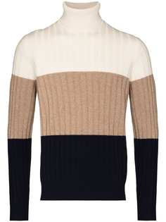 Brunello Cucinelli BRUNELLO HORIZ STRIPED TURTLE NECK RLL N