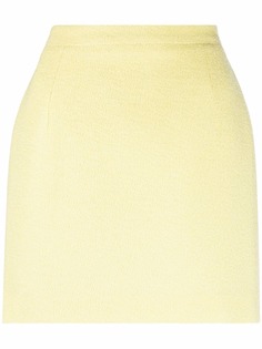 Alessandra Rich virgin-wool tweed mini skirt