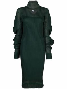 Bottega Veneta cutout ribbed dress