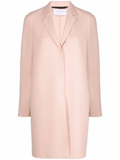 Harris Wharf London single-breasted mid-length coat