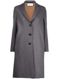 Harris Wharf London single-breasted overcoat