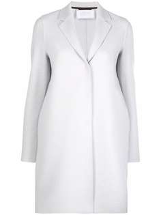 Harris Wharf London single-breasted mid-length coat