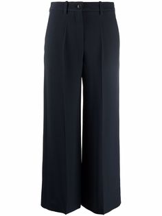 Valentino straight-leg silk trousers