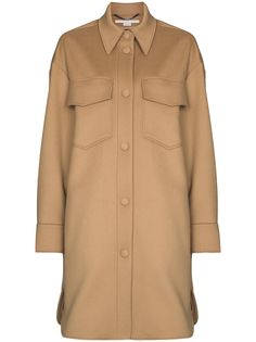 Stella McCartney Kerry button-up wool coat