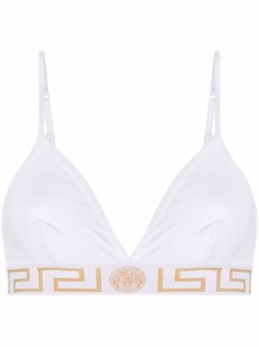Versace Greca-trim triangle bra