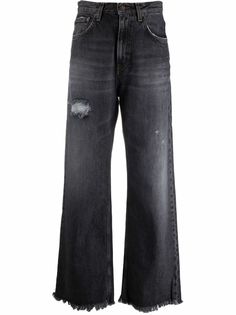 Haikure wide-leg distressed jeans