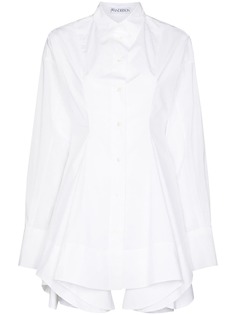JW Anderson JW TOP SHRT CN LS CLLRD BU FTTD WST FLRD
