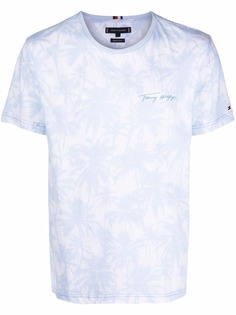 Tommy Hilfiger palm-print organic-cotton T-shirt