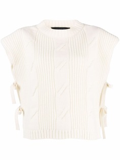 Federica Tosi chunky-knit sweater vest jumper