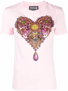Versace Jeans Couture Barocco-heart T-shirt