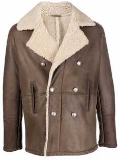 Barba sheepskin shearling-lined jacket