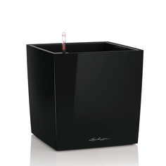 Кашпо с автополивом Lechuza cube premium 40см чёрное