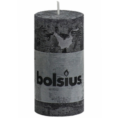 Свеча Bolsius rustic 10х5 см антрацит