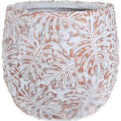 Кашпо Futong монстера белое 33х33х31 см